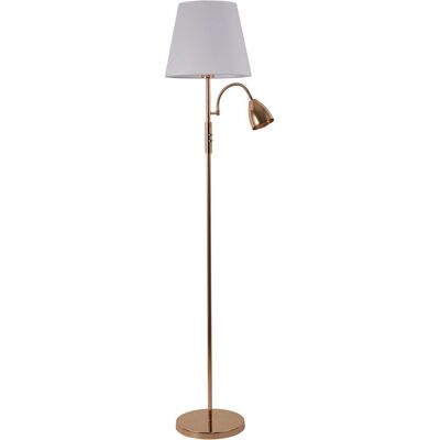 Adrilux Lampa podłogowa Artemis plus czarna podstawa ,biały abażur Adrilux Lampa podłogowa Artemis plus czarna podstawa ,biały abażur