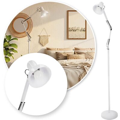 LAITICA Lampa podłogowa AURIQ ST 1xE27 biała LAITICA Lampa podłogowa AURIQ ST 1xE27 biała
