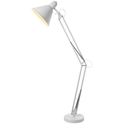 Lampa podłogowa AZZARDO KIPSAR BP-9481, biała, 60 W Lampa podłogowa AZZARDO KIPSAR BP-9481, biała, 60 W