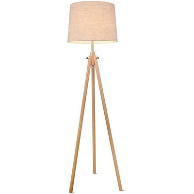 Lampa podłogowa beżowa z abażurem Calvin Maytoni Z177-FL-01-BR Lampa podłogowa beżowa z abażurem Calvin Maytoni Z177-FL-01-BR