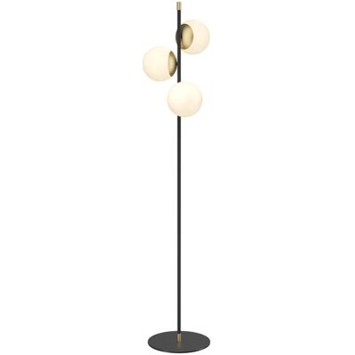Lampa podłogowa białe kule Nostalgia Maytoni MOD048FL-03G Lampa podłogowa białe kule Nostalgia Maytoni MOD048FL-03G