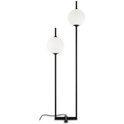 Lampa podłogowa białe kule The Sixth Sense Maytoni Z020FL-L12BK Lampa podłogowa białe kule The Sixth Sense Maytoni Z020FL-L12BK
