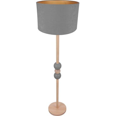 Hellux Lampa Podłogowa Bolla Szara Hellux Lampa Podłogowa Bolla Szara