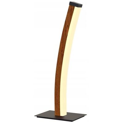 Wofi Lampa podłogowa Bologna metal drewno regulowana kolorowy klosz AVIANO Wofi Lampa podłogowa Bologna metal drewno regulowana kolorowy klosz AVIANO