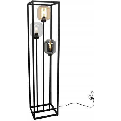 inna (Inny) LAMPA PODŁOGOWA CZARNA METAL LOFT SZKLANE KLOSZE KOLOROWE GRAFITOWE MIODOWE inna (Inny) LAMPA PODŁOGOWA CZARNA METAL LOFT SZKLANE KLOSZE KOLOROWE GRAFITOWE MIODOWE