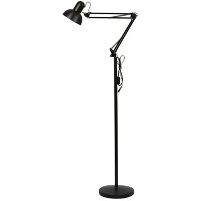 Inny producent Lampa podłogowa do czytania regulowana metalowa Inny producent Lampa podłogowa do czytania regulowana metalowa