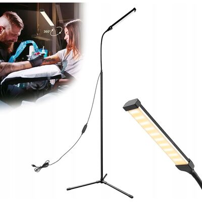 inna (Inny) LAMPA PODŁOGOWA LED 3 TEMPERATURY Z GIĘTKIM RAMIENIEM 360° 5W CZARNA inna (Inny) LAMPA PODŁOGOWA LED 3 TEMPERATURY Z GIĘTKIM RAMIENIEM 360° 5W CZARNA