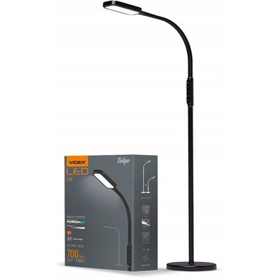 Inny producent Lampa Podłogowa Biurkowa Nocna 2W1 Stojąca Led Przyciemniana Regulacja 12W Inny producent Lampa Podłogowa Biurkowa Nocna 2W1 Stojąca Led Przyciemniana Regulacja 12W