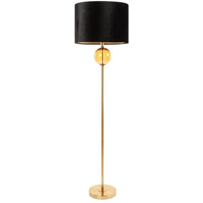 Eurofirany Lampa podłogowa Leona 46x31x165 czarna Eurofirany Lampa podłogowa Leona 46x31x165 czarna