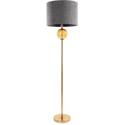 Eurofirany Lampa podłogowa Leona 46x31x165 popielata Eurofirany Lampa podłogowa Leona 46x31x165 popielata