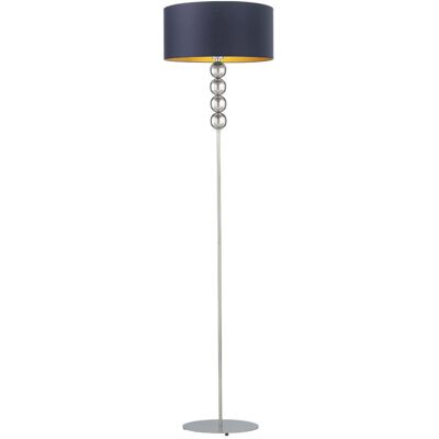 Lampa podłogowa LYSNE Bermudy Gold, granatowy ze złotym wnętrzem Lampa podłogowa LYSNE Bermudy Gold, granatowy ze złotym wnętrzem