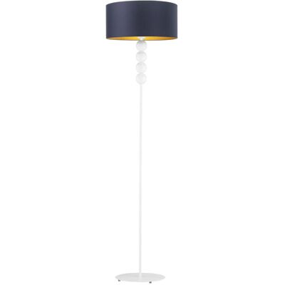 Lampa podłogowa LYSNE Bermudy Gold, granatowy ze złotym wnętrzem Lampa podłogowa LYSNE Bermudy Gold, granatowy ze złotym wnętrzem