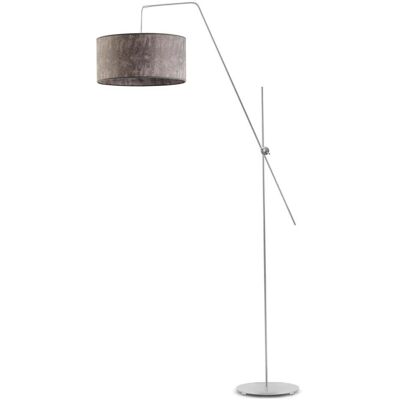LYSNE - Bilbao - Beton/Srebro - 176x90 cm - Lampa podłogowa LYSNE - Bilbao - Beton/Srebro - 176x90 cm - Lampa podłogowa