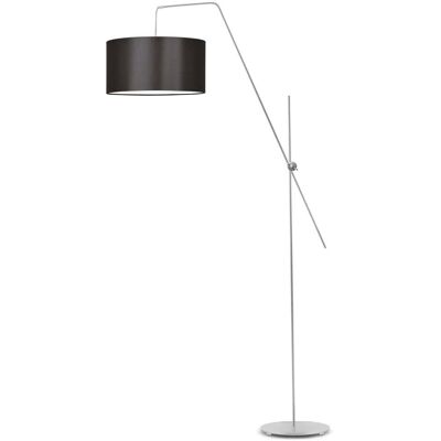 Lampa podłogowa LYSNE Bilbao, 60 W, E27, brązowa/srebrna, 176x90 cm Lampa podłogowa LYSNE Bilbao, 60 W, E27, brązowa/srebrna, 176x90 cm