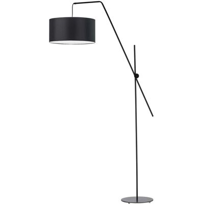 Lampa podłogowa LYSNE Bilbao, 60 W, E27, czarna, 176x90 cm Lampa podłogowa LYSNE Bilbao, 60 W, E27, czarna, 176x90 cm