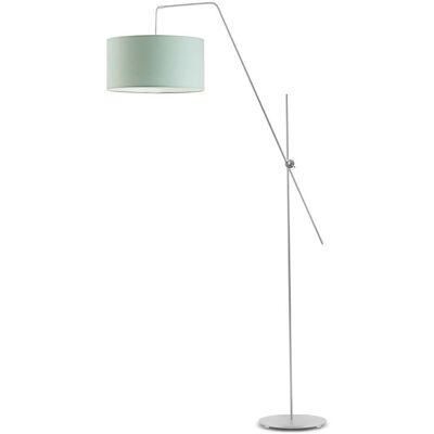 Lampa podłogowa LYSNE Bilbao, 60 W, E27, miętowa/srebrna, 176x90 cm Lampa podłogowa LYSNE Bilbao, 60 W, E27, miętowa/srebrna, 176x90 cm