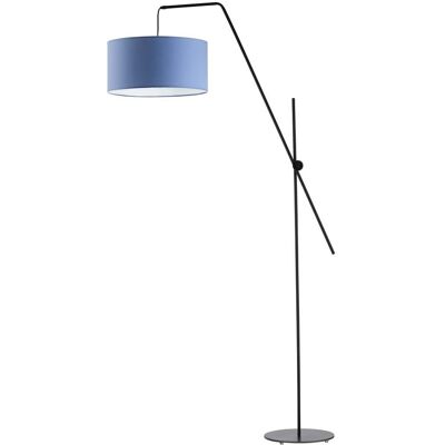 Lampa podłogowa LYSNE Bilbao, 60 W, E27, niebieska/czarna, 176x90 cm Lampa podłogowa LYSNE Bilbao, 60 W, E27, niebieska/czarna, 176x90 cm