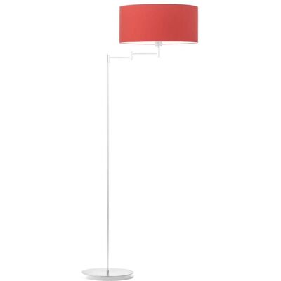 Lampa podłogowa LYSNE Cancun, 60 W, E27, czerwona/biała, 155x63 cm Lampa podłogowa LYSNE Cancun, 60 W, E27, czerwona/biała, 155x63 cm