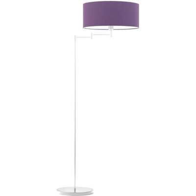 Lampa podłogowa LYSNE Cancun, 60 W, E27, fioletowa/biała, 155x63 cm Lampa podłogowa LYSNE Cancun, 60 W, E27, fioletowa/biała, 155x63 cm