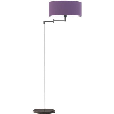 Lampa podłogowa LYSNE Cancun, 60 W, E27, fioletowa/czarna, 155x63 cm Lampa podłogowa LYSNE Cancun, 60 W, E27, fioletowa/czarna, 155x63 cm