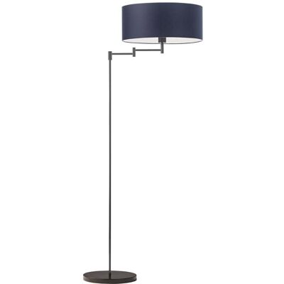 Lampa podłogowa LYSNE Cancun, 60 W, E27, granatowa/czarna, 155x63 cm Lampa podłogowa LYSNE Cancun, 60 W, E27, granatowa/czarna, 155x63 cm