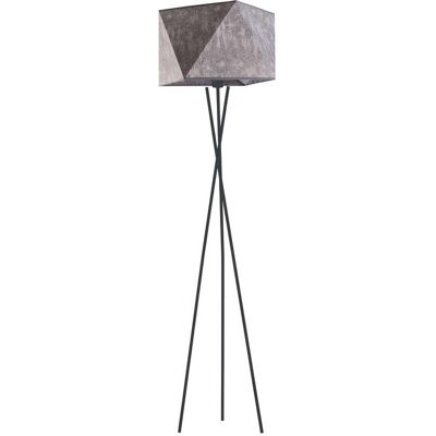 Lampa podłogowa LYSNE Dakar, 60 W, E27, beton/czarna, 164x45 cm Lampa podłogowa LYSNE Dakar, 60 W, E27, beton/czarna, 164x45 cm