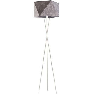 Lampa podłogowa LYSNE Dakar, 60 W, E27, beton/srebrna, 164x45 cm Lampa podłogowa LYSNE Dakar, 60 W, E27, beton/srebrna, 164x45 cm