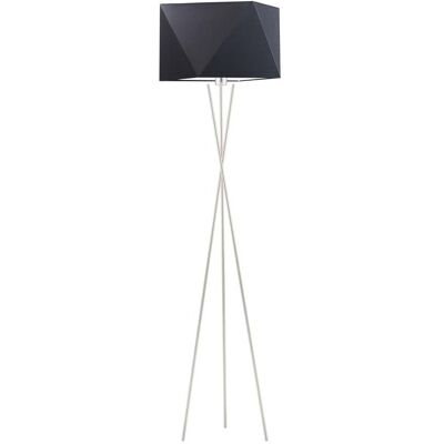Lampa podłogowa LYSNE Dakar, 60 W, E27, czarna/srebrna, 164x45 cm Lampa podłogowa LYSNE Dakar, 60 W, E27, czarna/srebrna, 164x45 cm