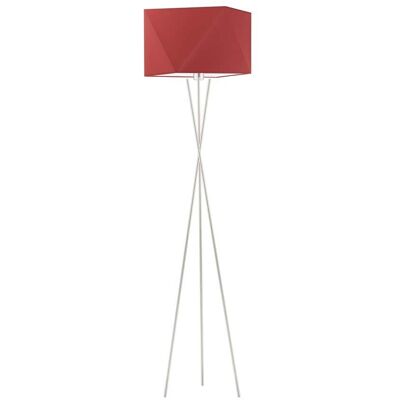 Lampa podłogowa LYSNE Dakar, 60 W, E27, czerwona/srebrna, 164x45 cm Lampa podłogowa LYSNE Dakar, 60 W, E27, czerwona/srebrna, 164x45 cm