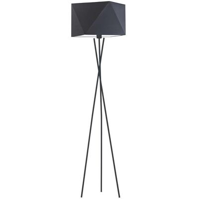 Lampa podłogowa LYSNE Dakar, 60 W, E27, grafitowa/czarna, 164x45 cm Lampa podłogowa LYSNE Dakar, 60 W, E27, grafitowa/czarna, 164x45 cm