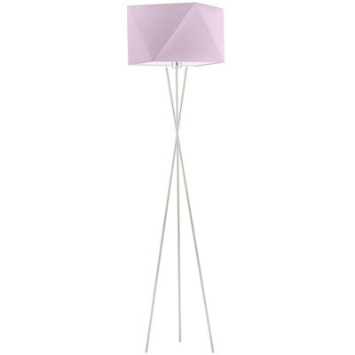 Lampa podłogowa LYSNE Dakar, 60 W, E27, jasnofioletowa/srebrna, 164x45 cm Lampa podłogowa LYSNE Dakar, 60 W, E27, jasnofioletowa/srebrna, 164x45 cm