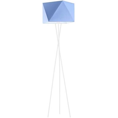Lampa podłogowa LYSNE Dakar, 60 W, E27, niebieska/biała, 164x45 cm Lampa podłogowa LYSNE Dakar, 60 W, E27, niebieska/biała, 164x45 cm
