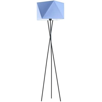 Lampa podłogowa LYSNE Dakar, 60 W, E27, niebieska/czarna, 164x45 cm Lampa podłogowa LYSNE Dakar, 60 W, E27, niebieska/czarna, 164x45 cm