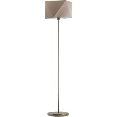 Lampa podłogowa LYSNE Fidżi, 60 W, E27, beżowa/złota, 160x45 cm Lampa podłogowa LYSNE Fidżi, 60 W, E27, beżowa/złota, 160x45 cm