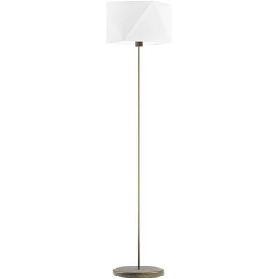 Lampa podłogowa LYSNE Fidżi, 60 W, E27, biała/złota, 160x45 cm Lampa podłogowa LYSNE Fidżi, 60 W, E27, biała/złota, 160x45 cm