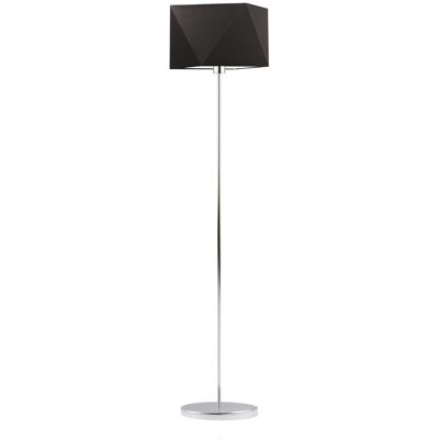 Lampa podłogowa LYSNE Fidżi, 60 W, E27, brązowa/chrom, 160x45 cm Lampa podłogowa LYSNE Fidżi, 60 W, E27, brązowa/chrom, 160x45 cm