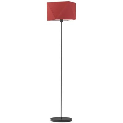 Lampa podłogowa LYSNE Fidżi, 60 W, E27, czerwona/czarna, 160x45 cm Lampa podłogowa LYSNE Fidżi, 60 W, E27, czerwona/czarna, 160x45 cm