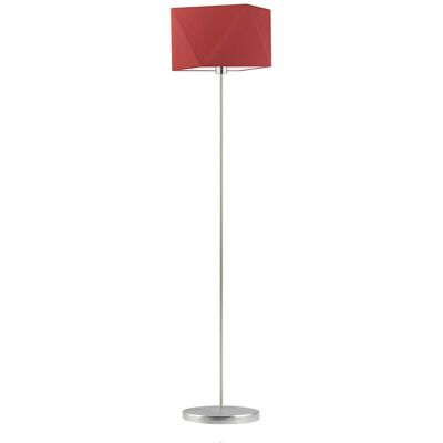 Lampa podłogowa LYSNE Fidżi, 60 W, E27, czerwona/stalowa, 160x45 cm Lampa podłogowa LYSNE Fidżi, 60 W, E27, czerwona/stalowa, 160x45 cm