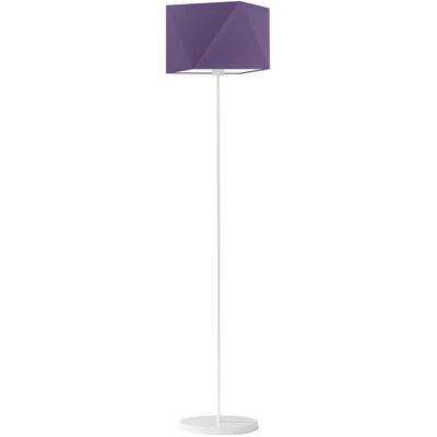 Lampa podłogowa LYSNE Fidżi, 60 W, E27, fioletowa/biała, 160x45 cm Lampa podłogowa LYSNE Fidżi, 60 W, E27, fioletowa/biała, 160x45 cm