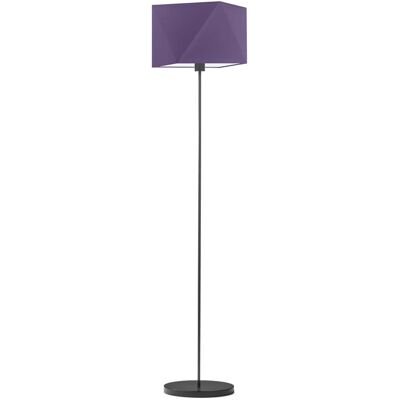 Lampa podłogowa LYSNE Fidżi, 60 W, E27, fioletowa/czarna, 160x45 cm Lampa podłogowa LYSNE Fidżi, 60 W, E27, fioletowa/czarna, 160x45 cm