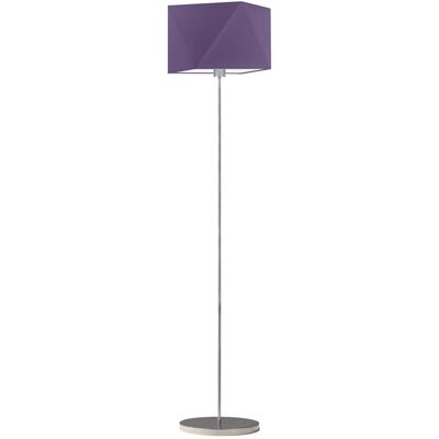 Lampa podłogowa LYSNE Fidżi, 60 W, E27, fioletowa/srebrna, 160x45 cm Lampa podłogowa LYSNE Fidżi, 60 W, E27, fioletowa/srebrna, 160x45 cm