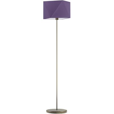 Lampa podłogowa LYSNE Fidżi, 60 W, E27, fioletowa/złota, 160x45 cm Lampa podłogowa LYSNE Fidżi, 60 W, E27, fioletowa/złota, 160x45 cm