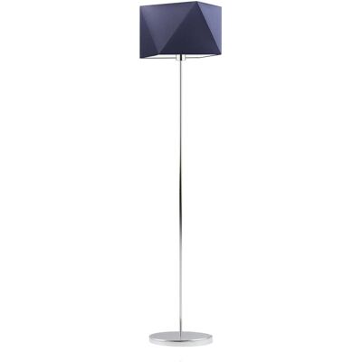 Lampa podłogowa LYSNE Fidżi, 60 W, E27, granatowa/chrom, 160x45 cm Lampa podłogowa LYSNE Fidżi, 60 W, E27, granatowa/chrom, 160x45 cm