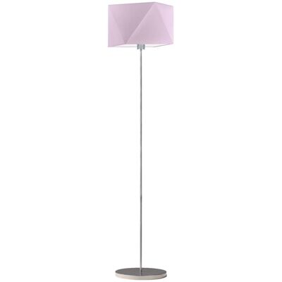 Lampa podłogowa LYSNE Fidżi, 60 W, E27, jasnofioletowa/srebrna, 160x45 cm Lampa podłogowa LYSNE Fidżi, 60 W, E27, jasnofioletowa/srebrna, 160x45 cm