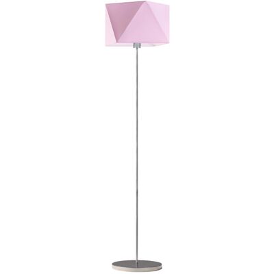 Lampa podłogowa LYSNE Fidżi, 60 W, E27, jasnoróżowa/srebrna, 160x45 cm Lampa podłogowa LYSNE Fidżi, 60 W, E27, jasnoróżowa/srebrna, 160x45 cm