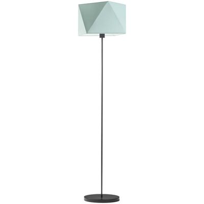 Lampa podłogowa LYSNE Fidżi, 60 W, E27, miętowa/czarna, 160x45 cm Lampa podłogowa LYSNE Fidżi, 60 W, E27, miętowa/czarna, 160x45 cm