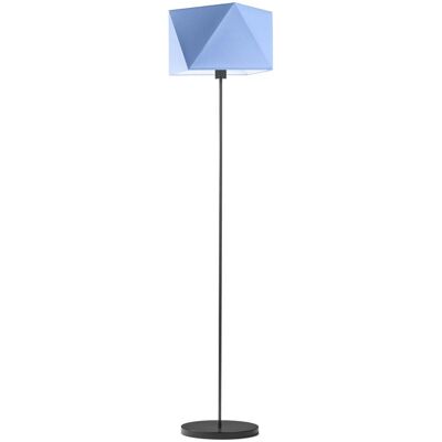 Lampa podłogowa LYSNE Fidżi, 60 W, E27, niebieska/czarna, 160x45 cm Lampa podłogowa LYSNE Fidżi, 60 W, E27, niebieska/czarna, 160x45 cm
