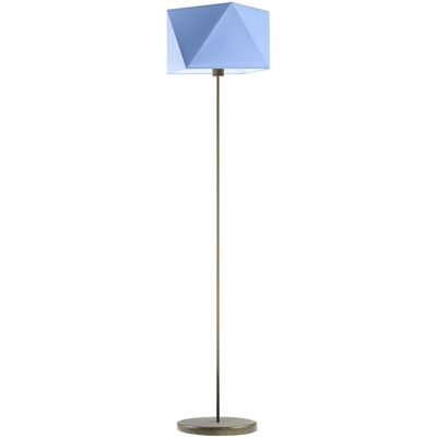 Lampa podłogowa LYSNE Fidżi, 60 W, E27, niebieska/złota, 160x45 cm Lampa podłogowa LYSNE Fidżi, 60 W, E27, niebieska/złota, 160x45 cm