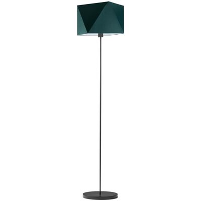 Lampa podłogowa LYSNE Fidżi, 60 W, E27, zieleń butelkowa/czarna, 160x45 cm Lampa podłogowa LYSNE Fidżi, 60 W, E27, zieleń butelkowa/czarna, 160x45 cm