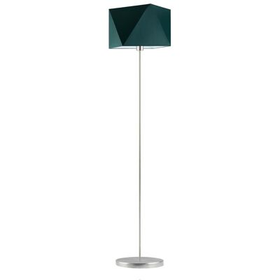 Lampa podłogowa LYSNE Fidżi, 60 W, E27, zieleń butelkowa/stalowa, 160x45 cm Lampa podłogowa LYSNE Fidżi, 60 W, E27, zieleń butelkowa/stalowa, 160x45 cm